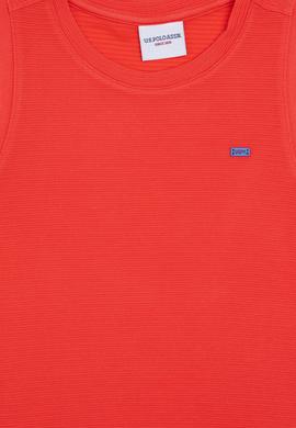 Kız Çocuk Nar Çiçeği Kolsuz Örme Elbise - 50283379029