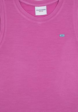 Kız Çocuk Menekşe Kolsuz Örme Elbise - 50283379044