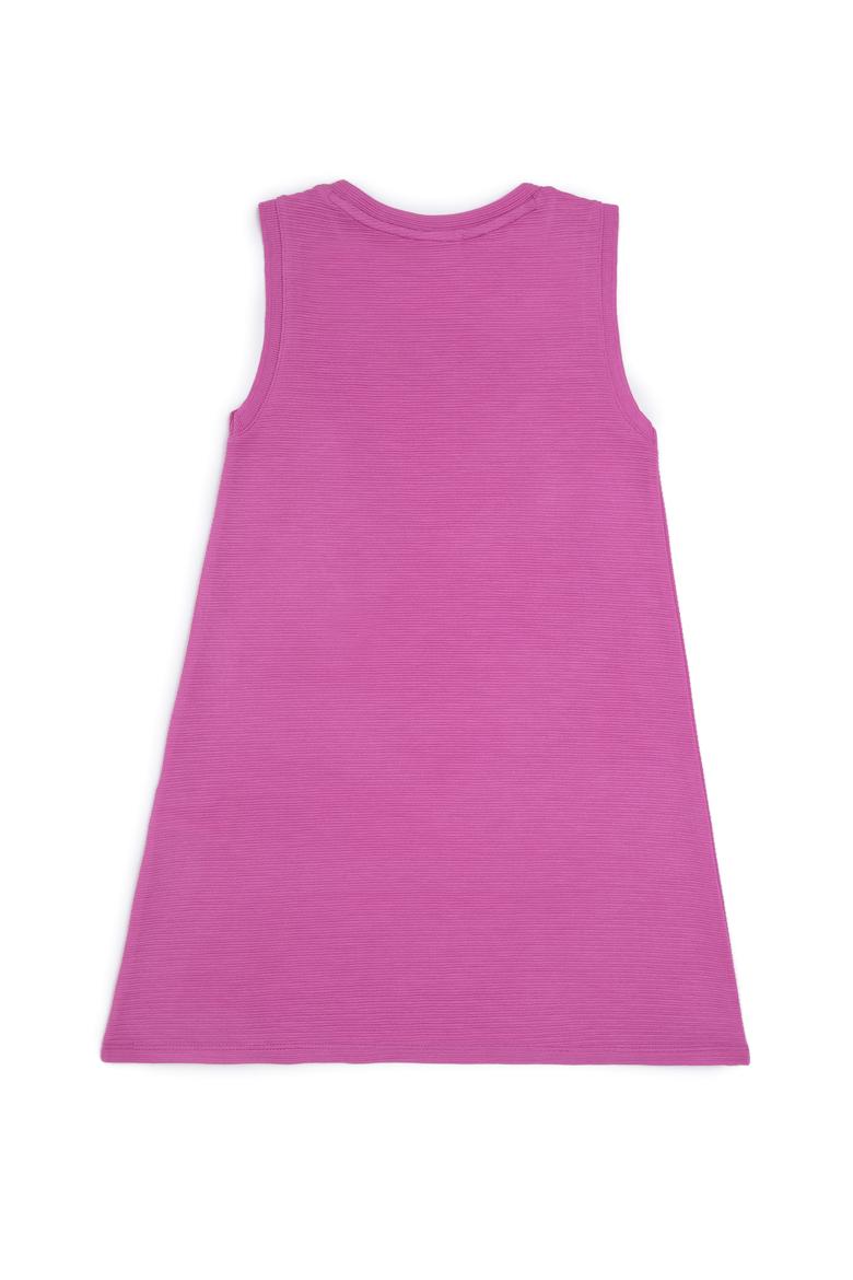 Kız Çocuk Menekşe Kolsuz Örme Elbise - 50283379044