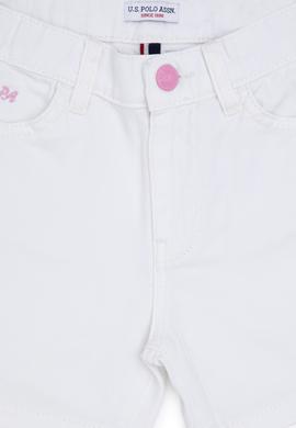 Kız Çocuk Beyaz Dokuma Şort - 50282941008