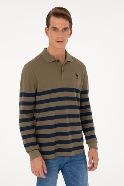 Erkek Haki Sweatshirt