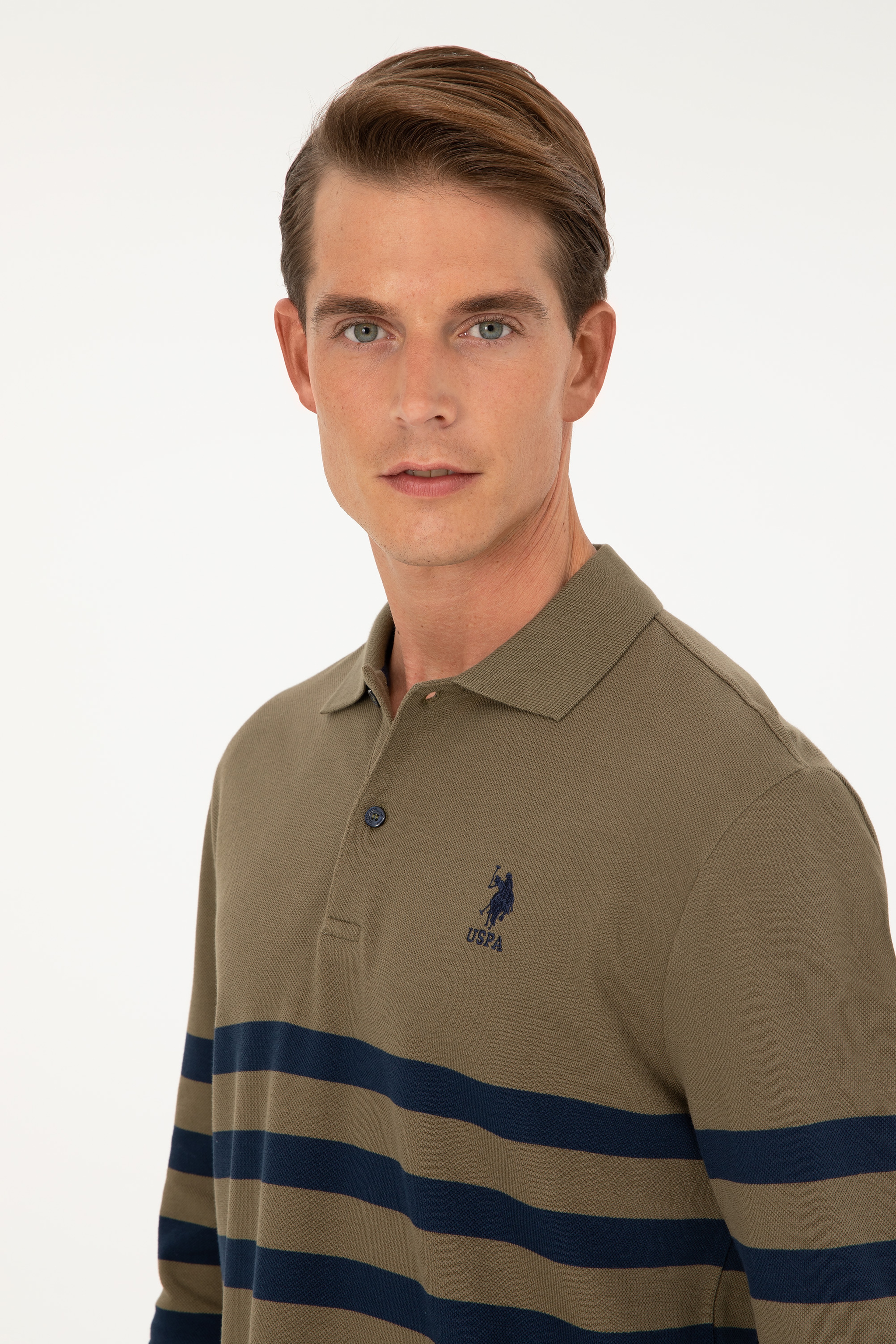 Erkek Haki Sweatshirt - Image 2