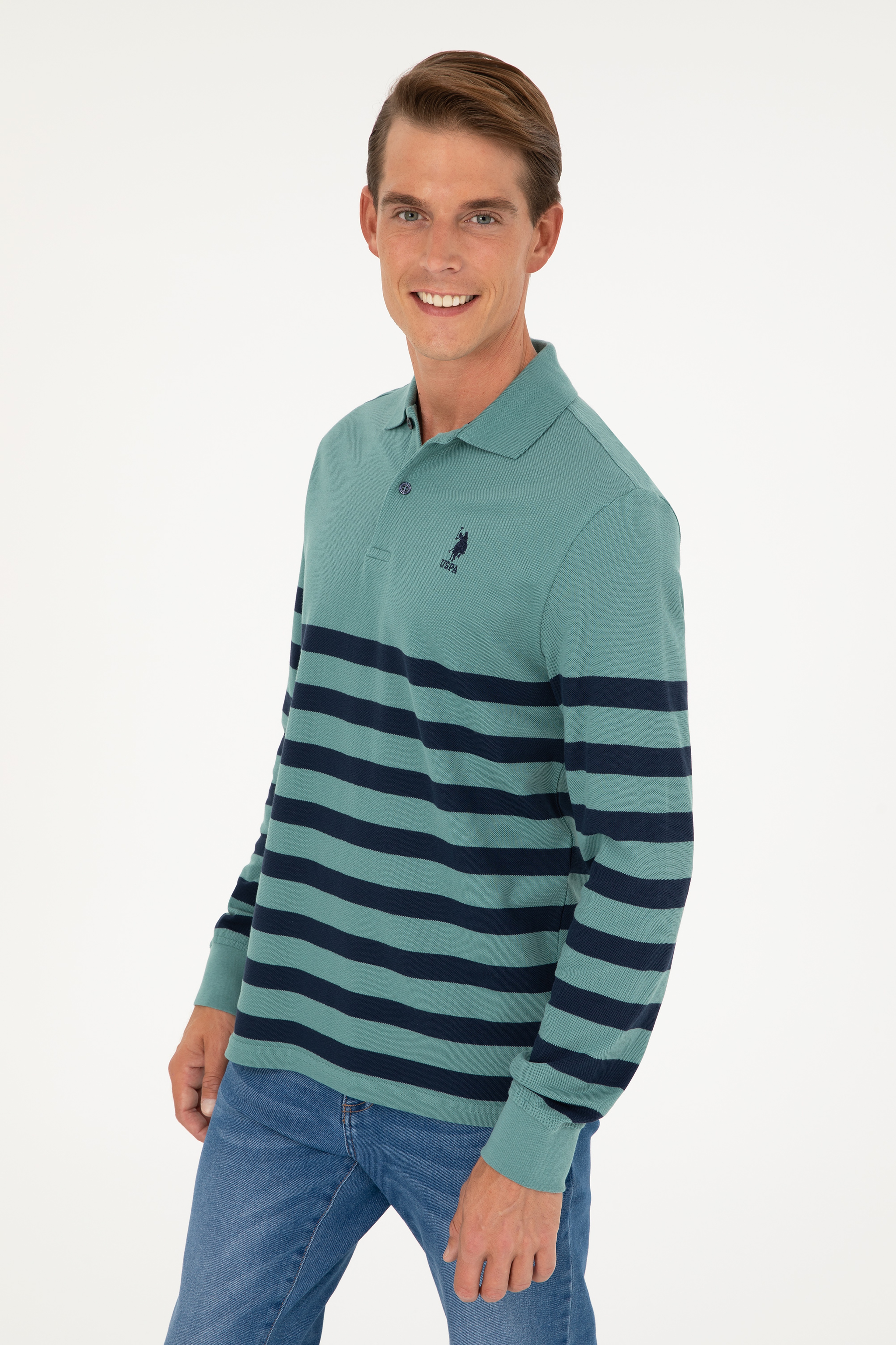 Erkek Mint Sweatshirt - Image 3