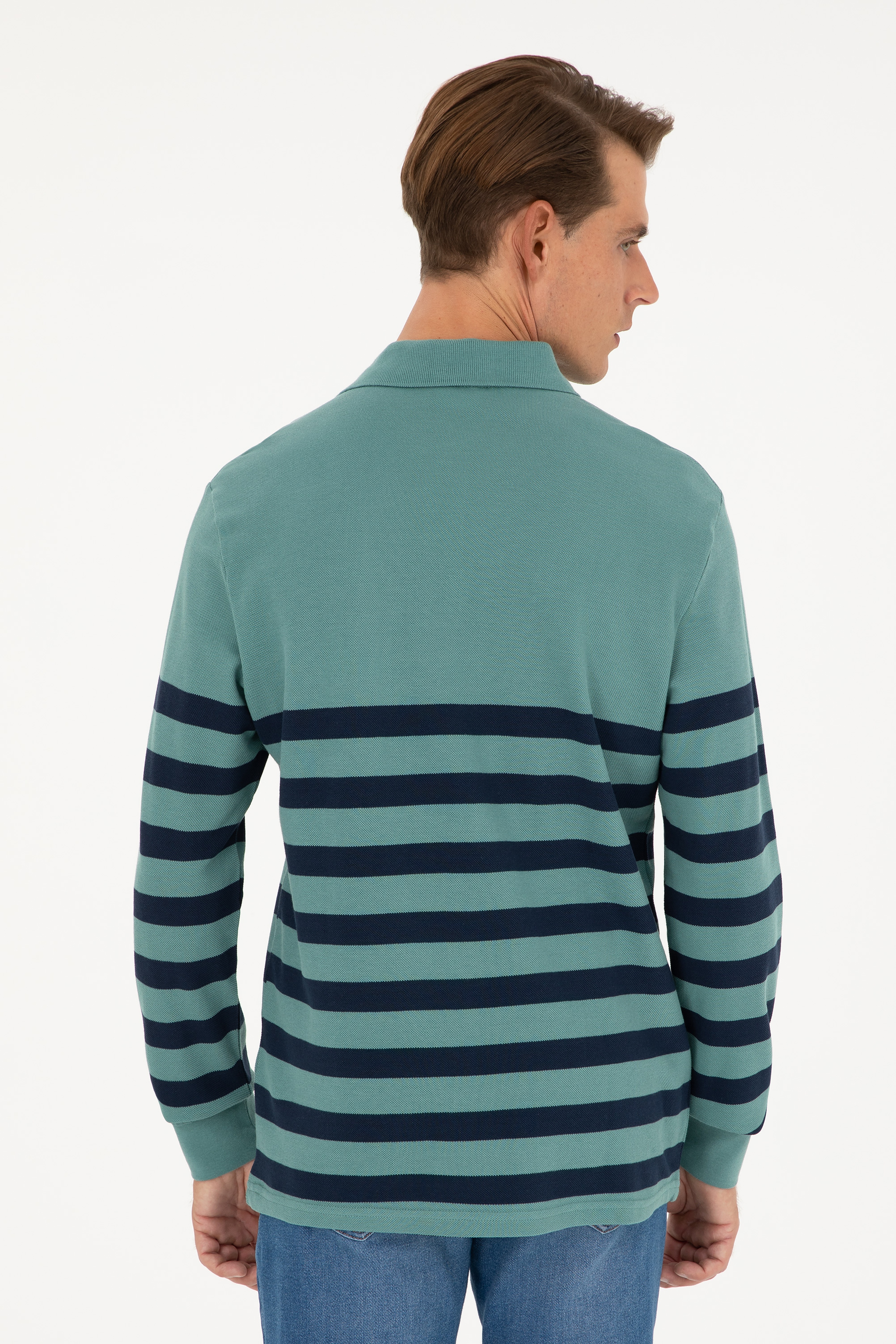 Erkek Mint Sweatshirt - Image 5