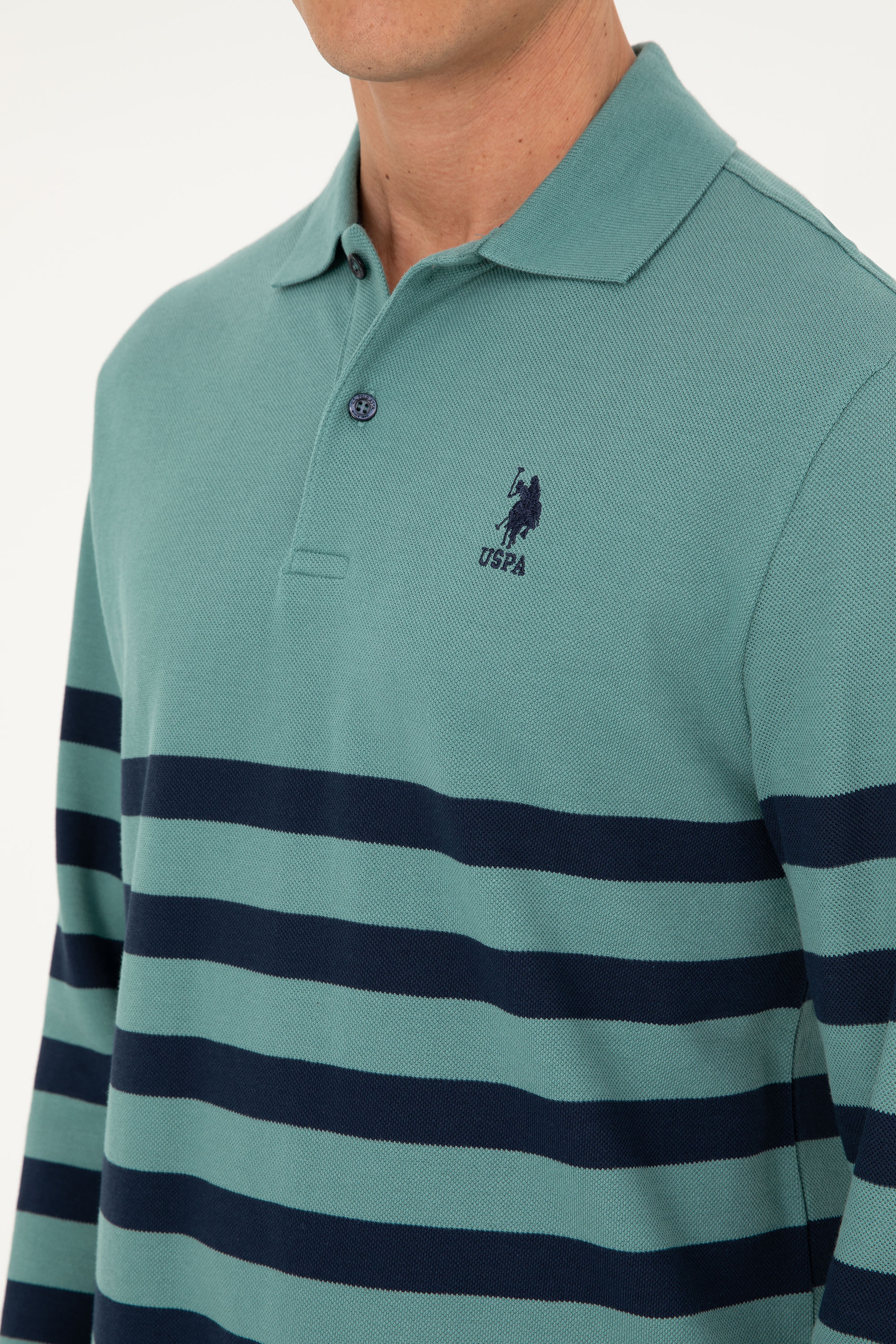 Erkek Mint Sweatshirt - Image 7