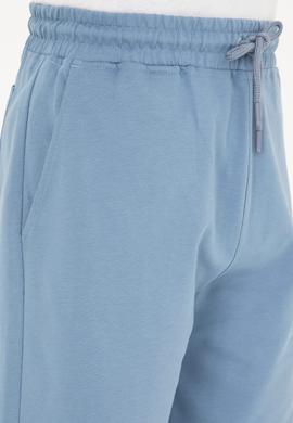 Erkek İndigo Örme Şort - 50289285046