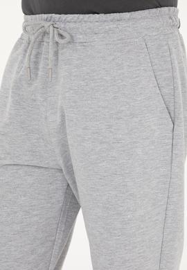 Erkek Gri Melanj Örme Şort - 50289287013