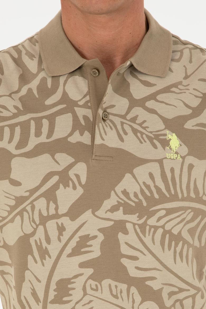 Erkek Regular Fit Polo Yaka Haki Tişört - 50288319027