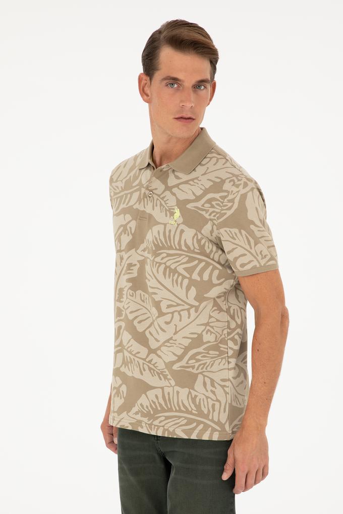 Erkek Regular Fit Polo Yaka Haki Tişört