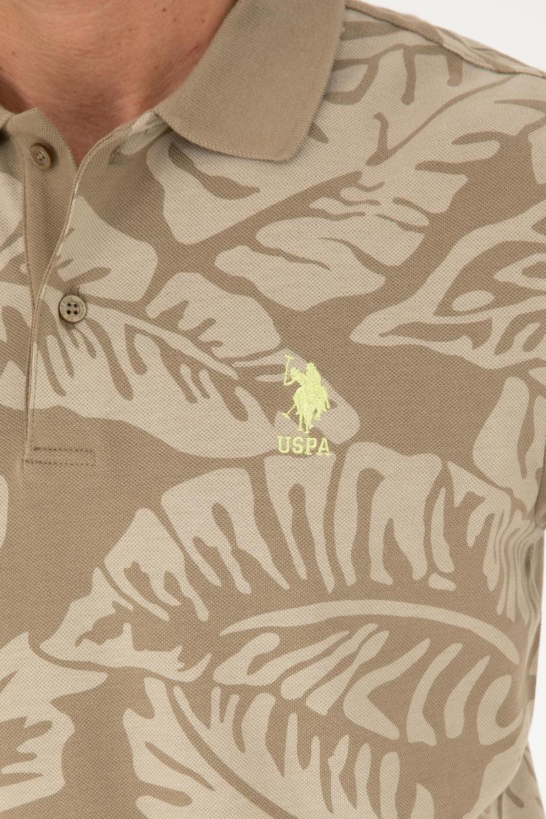 Erkek Regular Fit Polo Yaka Haki Tişört - 50288319027