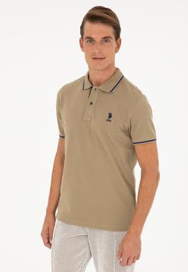 Erkek Haki Basic Tişört - 50284631126