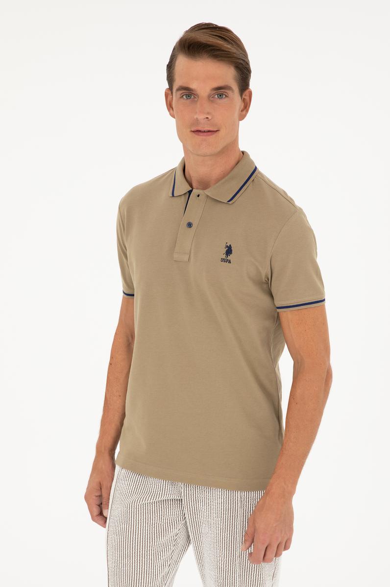 Erkek Haki Basic Tişört