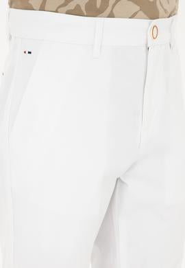 Erkek Beyaz Dokuma Şort - 50289423014