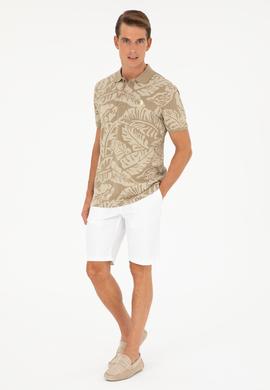 Erkek Beyaz Dokuma Şort - 50289423014