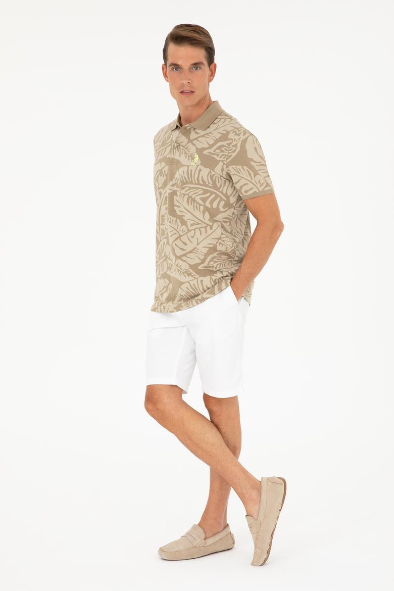 Erkek Beyaz Dokuma Şort - 50289423014