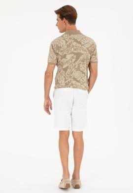 Erkek Beyaz Dokuma Şort - 50289423014