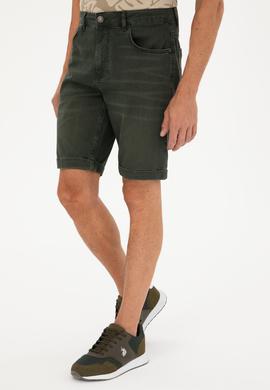 Erkek Haki Jean Şort - 50288960009
