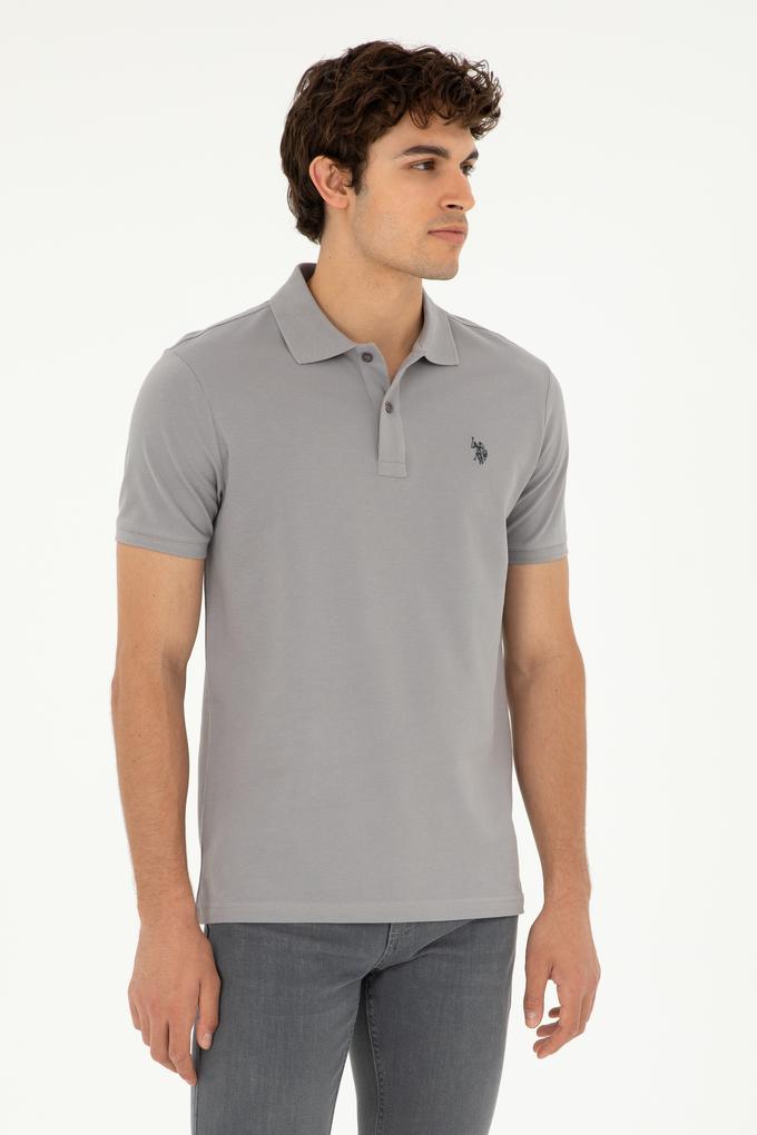 Erkek Koyu Gri Basic Tişört