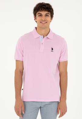 Erkek Pembe Basic Tişört - 50279611168