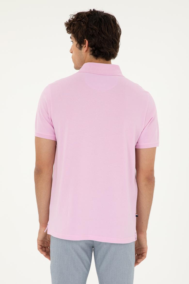 Erkek Pembe Basic Tişört - 50279611168