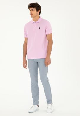 Erkek Pembe Basic Tişört - 50279611168