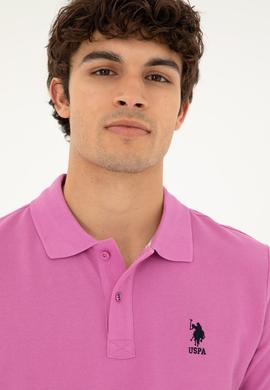 Erkek Menekşe Basic Tişört - 50279613147