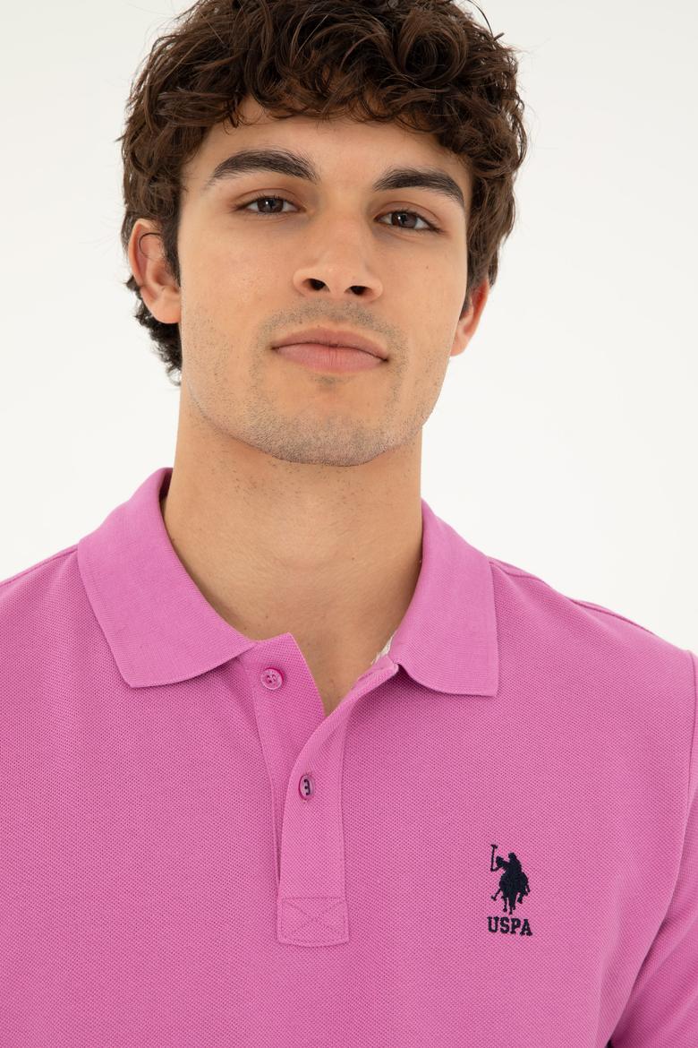 Erkek Menekşe Basic Tişört - 50279613147