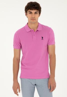 Erkek Menekşe Basic Tişört - 50279613147