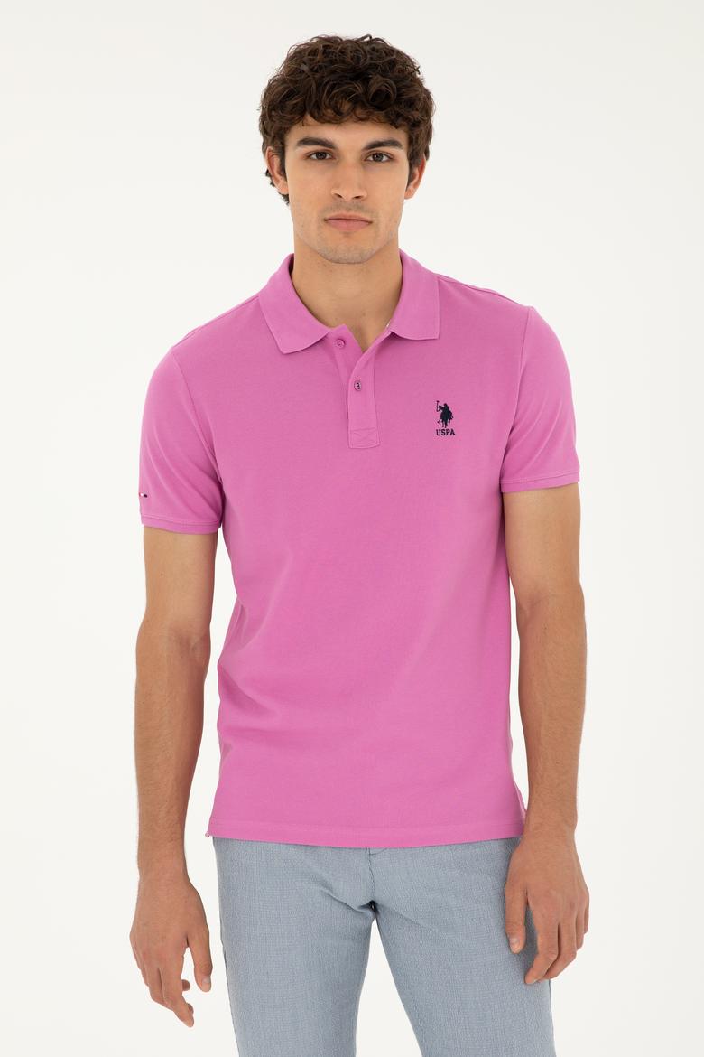 Erkek Menekşe Basic Tişört - 50279613147