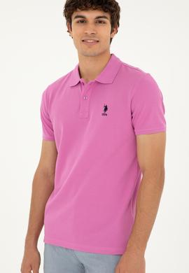 Erkek Menekşe Basic Tişört - 50279613147