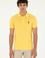 Erkek Slim Fit Polo Yaka Sarı Basic Tişört