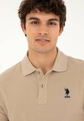 Erkek Açık Haki Basic Tişört - 50279613247