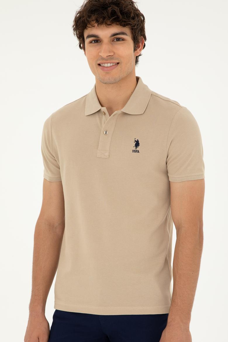 Erkek Açık Haki Basic Tişört - 50279613247