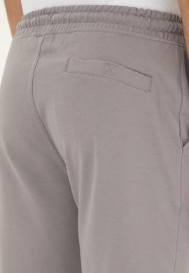 Erkek Koyu Gri Örme Şort - 50279636107