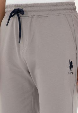 Erkek Koyu Gri Örme Şort - 50279636107