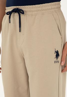 Erkek Açık Haki Örme Şort - 50279640069