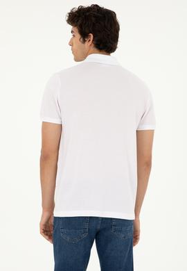 Erkek Regular Fit Polo Yaka Pembe Tişört - 50281944035