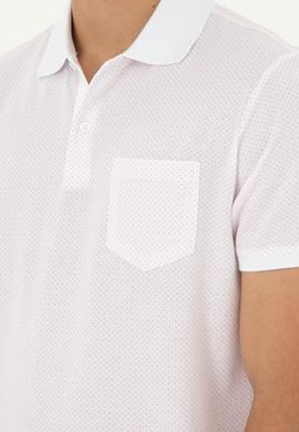 Erkek Regular Fit Polo Yaka Pembe Tişört - 50281944035