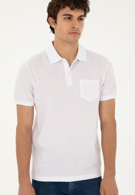 Erkek Regular Fit Polo Yaka Pembe Tişört - 50281944035