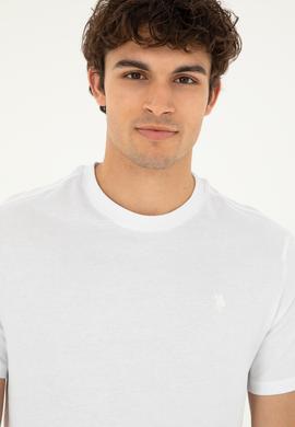 Erkek Beyaz Tişört - 50297402001