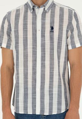 Erkek Lacivert Kısa Kollu Gömlek - 50282865001