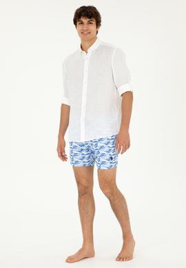Erkek Beyaz Deniz Şortu - 50282938008