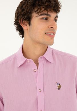 Erkek Manolya Uzun Kollu Basic Gömlek - 50284297081