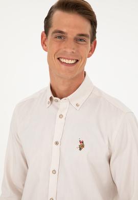 Erkek Taş Uzun Kollu Basic Gömlek - 50282610168