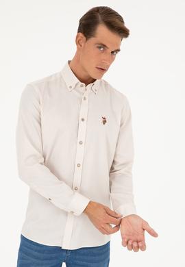 Erkek Taş Uzun Kollu Basic Gömlek - 50282610168