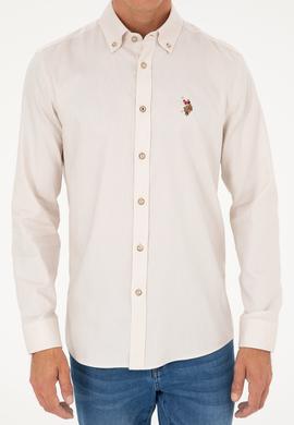 Erkek Taş Uzun Kollu Basic Gömlek - 50282610168