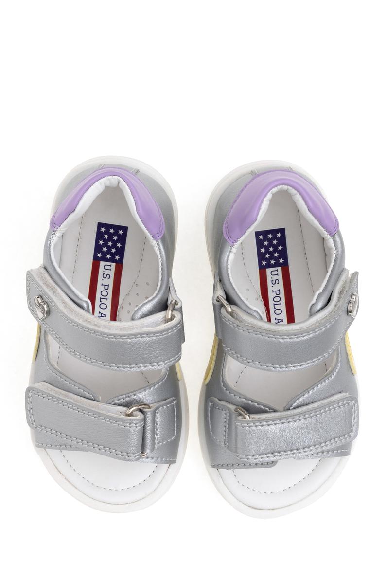 Kız Bebek Gri Sandalet