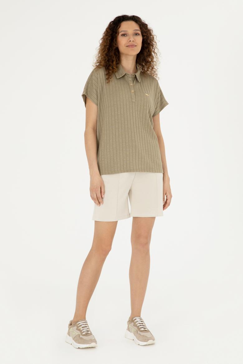 Kadın Taş Örme Şort - 50282741022