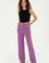 Kadın Mor Örme Pantolon