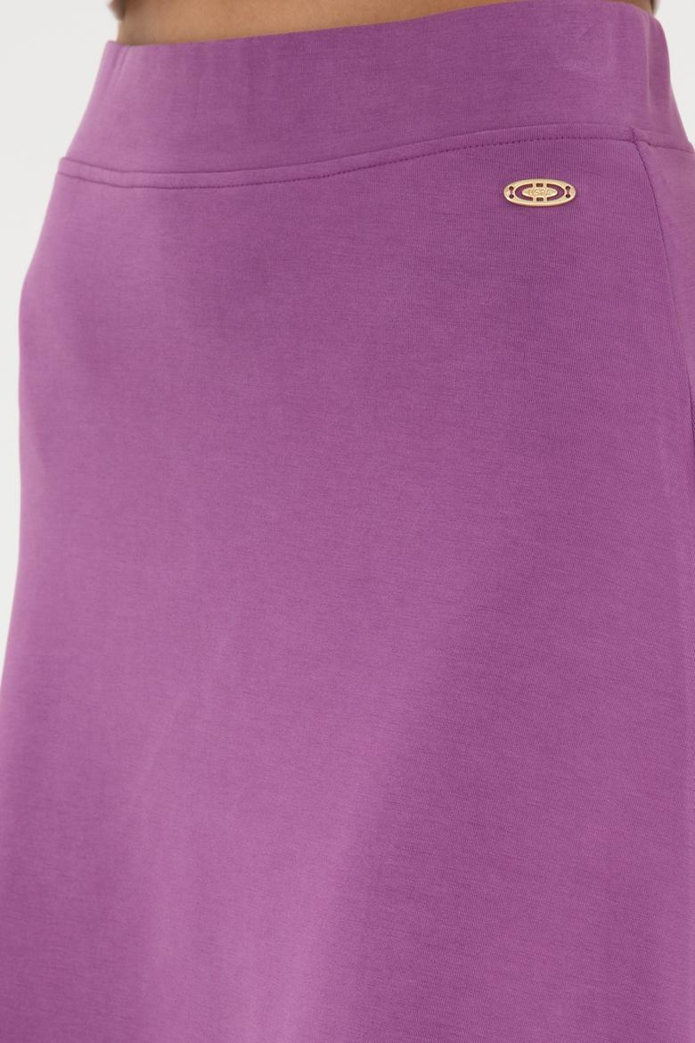 Kadın Mor Örme Etek - 50282737024